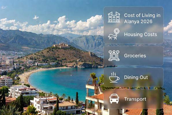 Cost of Living in Alanya 2026 – Updated Living Expenses