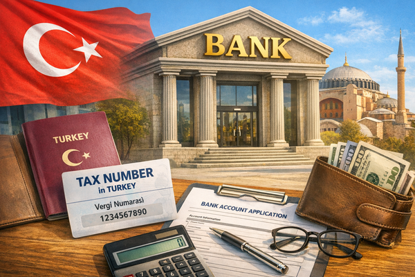 Opening a Bank Account and Tax Number in Turkey: Complete Guide for Foreigners
