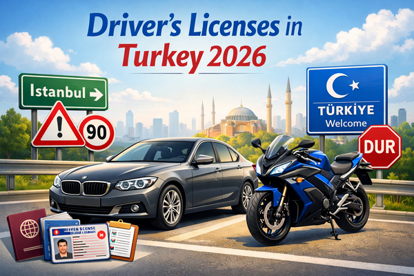 Driver's Licenses in Turkey for Foreigners in 2026 — Full Guide