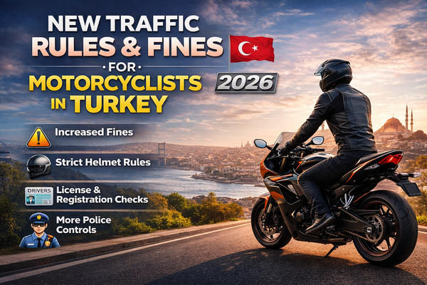 New Traffic Rules and Fines for Motorcyclists in Turkey in 2026