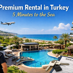 Premium Rental in Turkey – 5 Minutes to the Sea