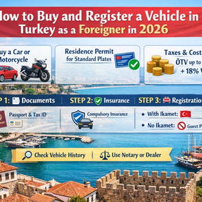 Buy & Register a Car in Turkey as a Foreigner: 2026 Complete Guide