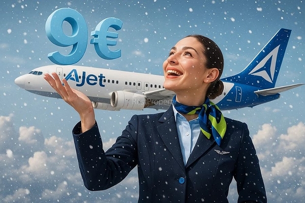AJet $9 Flight Sale: Winter 2026 Travel Deals