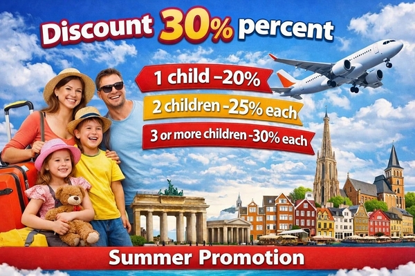 AJet Launches Summer Family Discount: Up to 30% Off for Kids!
