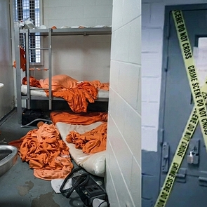 New Epstein Video: Person in Orange Seen Night of Death