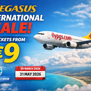 Pegasus Spring Sale 2026: Tickets from €9 for BolBol Members