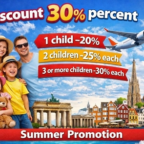 AJet Launches Summer Family Discount: Up to 30% Off for Kids!