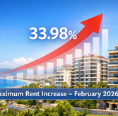 Turkey Rent Cap: Max 33.98% Increase in February 2026