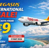 Pegasus Spring Sale 2026: Tickets from €9 for BolBol Members