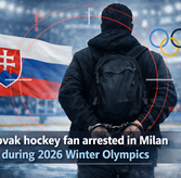 Slovak Hockey Fan Arrested at 2026 Milan Olympics After 16 Years