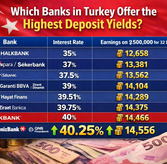 Which Banks in Turkey Offer the Highest Deposit Yields