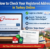 Check Ikamet Address Turkey Online: e-Devlet Guide 2026