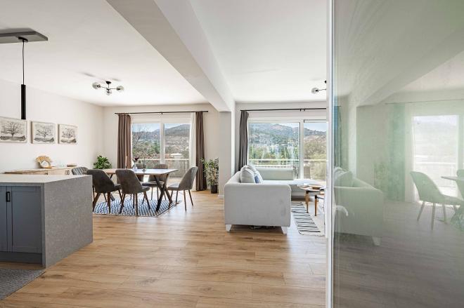 Furnished 3+1 Apartment in Bodrum – Gated Complex with Pool