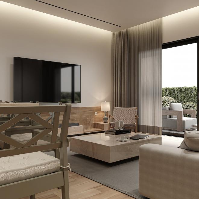 Sea-View 4+1 Villa in Bodrum – New Development, 250 m from the Sea