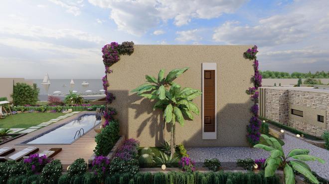 Sea-View 4+1 Villa in Bodrum – New Development, 250 m from the Sea