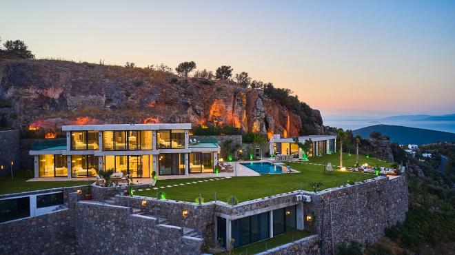 5+1 Villa with sea view in Bodrum