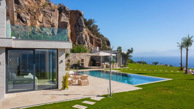 5+1 Villa with sea view in Bodrum