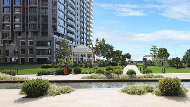 3+1 apartment with sea view in Istanbul