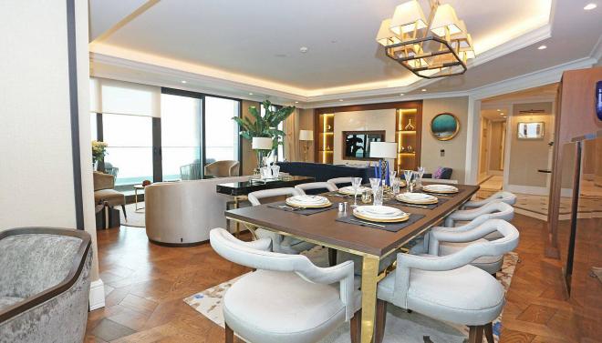 3+1 apartment with sea view in Istanbul