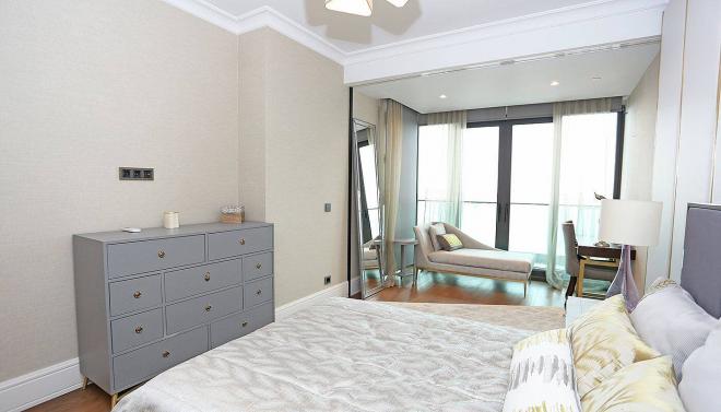 3+1 apartment with sea view in Istanbul