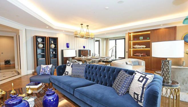 5+1 apartment with sea view in Istanbul