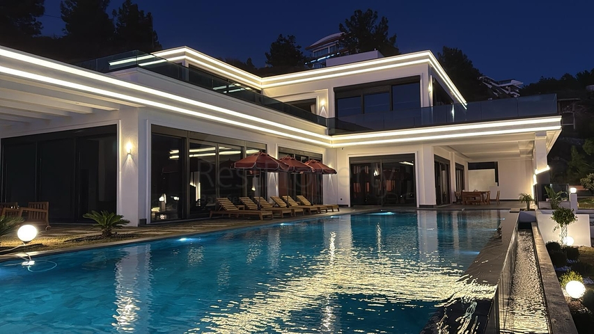 Private villa according to a design project