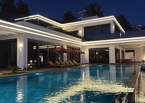 Private villa according to a design project