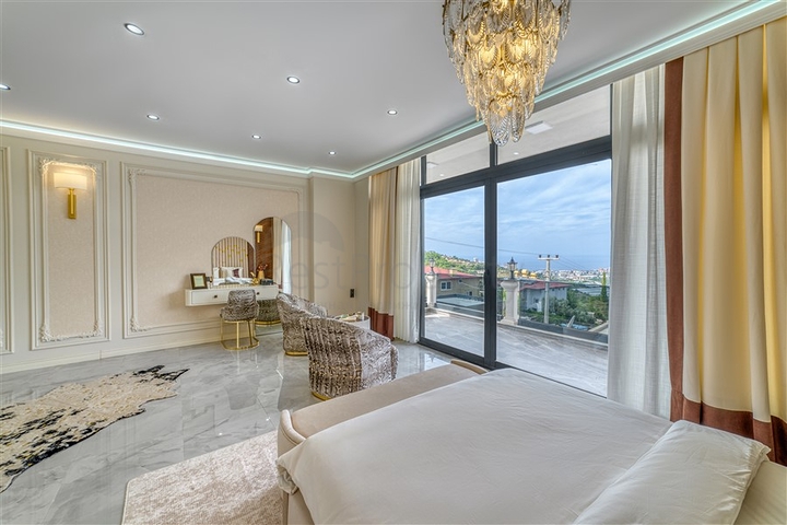 Luxury villa for sale in Alanya -sea view -4 bedroom -Kargicak /Alanya 