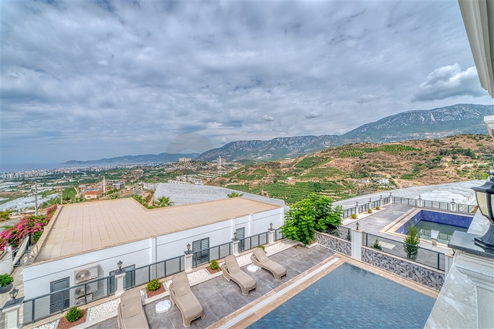 Luxury villa for sale in Alanya -sea view -4 bedroom -Kargicak /Alanya 