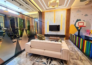 A complex under construction in the Oba area