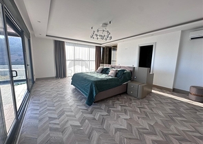 5+1 luxury villa project in the center of Alanya with stunning panoramic views