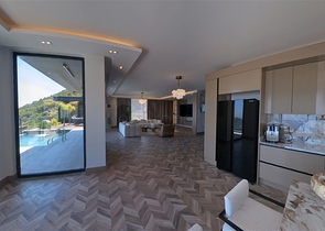 5+1 luxury villa project in the center of Alanya with stunning panoramic views