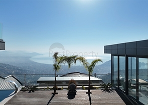 5+1 luxury villa project in the center of Alanya with stunning panoramic views