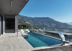 5+1 luxury villa project in the center of Alanya with stunning panoramic views