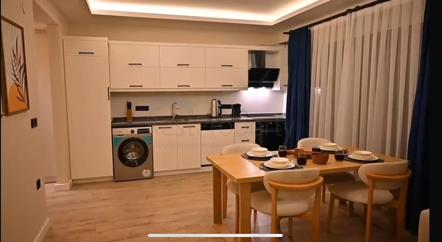 The apartment layout 1+1,2+1,3+1,4+1 in the Fethiye area 