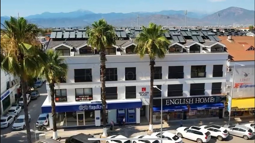 The apartment layout 1+1,2+1,3+1,4+1 in the Fethiye area 