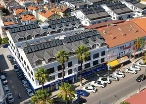 The apartment layout 1+1,2+1,3+1,4+1 in the Fethiye area 