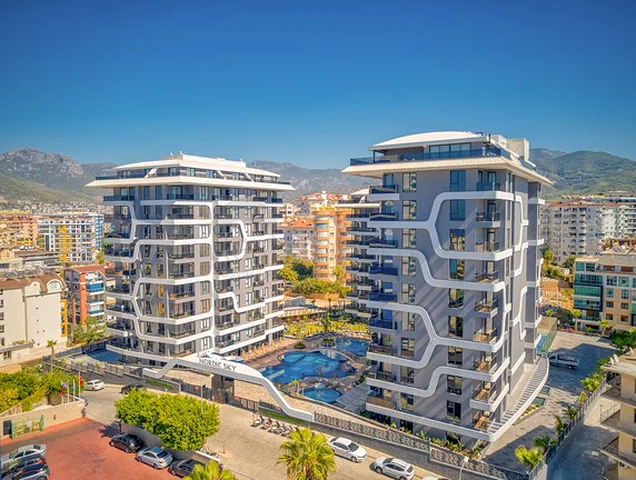 New luxury project with covered parking in Tosmur area