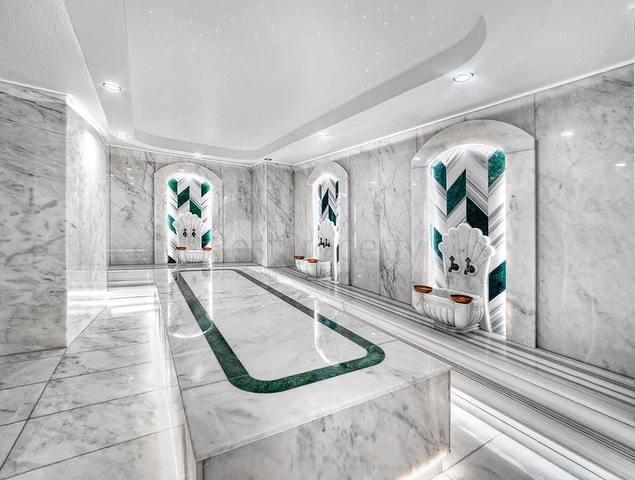 New luxury project with covered parking in Tosmur area