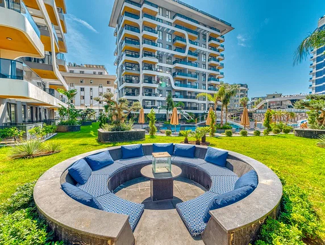 New luxury project with covered parking in Tosmur area