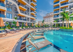 New luxury project with covered parking in Tosmur area