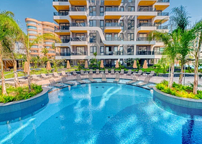 New luxury project with covered parking in Tosmur area