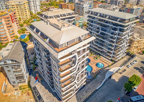 New luxury project with covered parking in Tosmur area