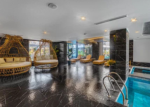 New luxury project with covered parking in Tosmur area