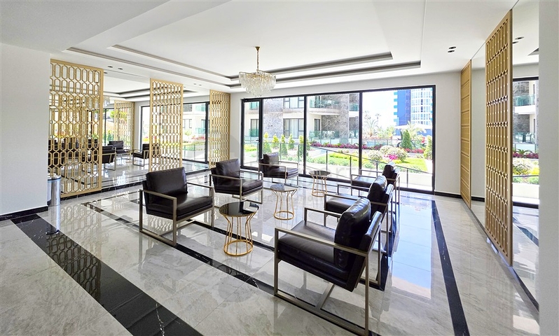 1+1 apartment from a well-known developer 200 m from the sea in the Tosmur area