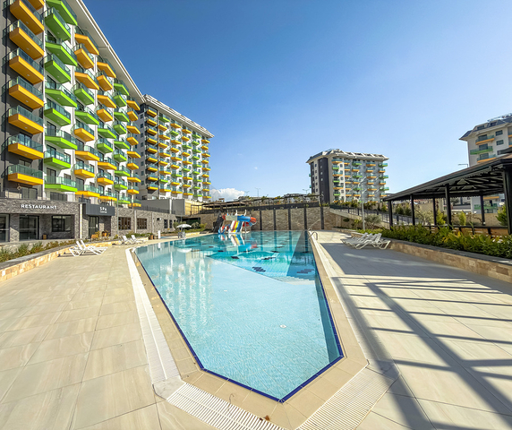 One-bedroom apartment in a hotel-type complex