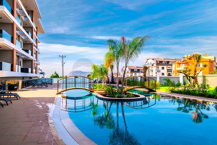 One-bedroom apartment in a new complex in Oba district