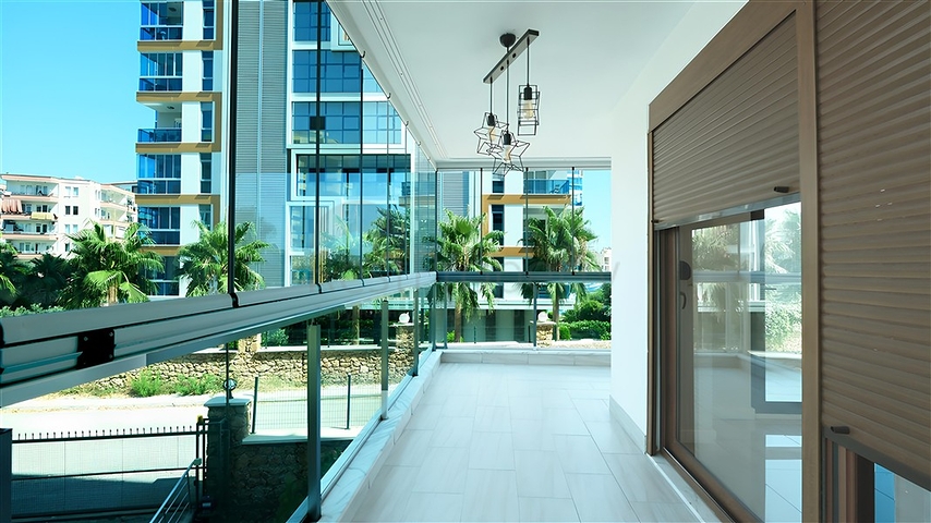 Furnished 2+1 apartment 400 m from the sea