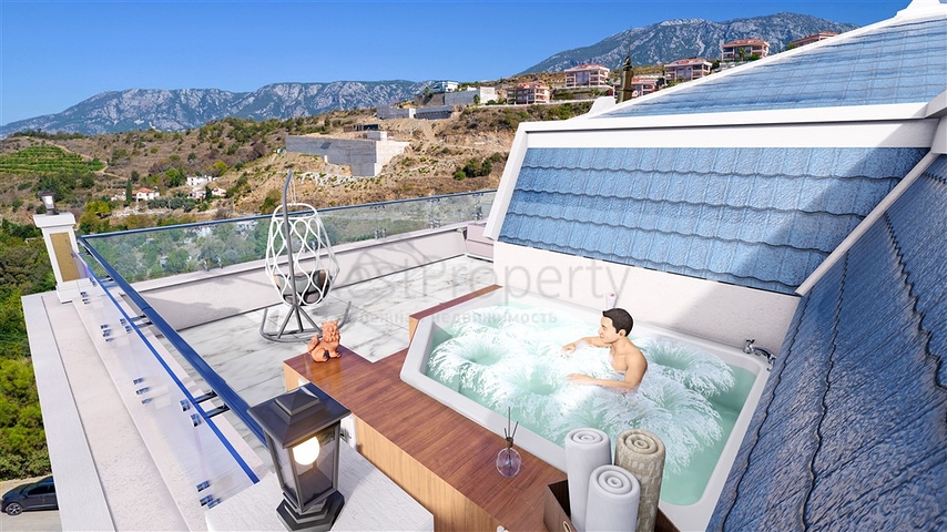 Luxury villa 5+1 in Kargicak area