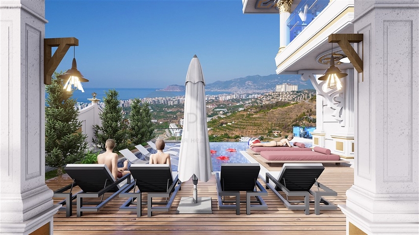 Luxury villa 5+1 in Kargicak area